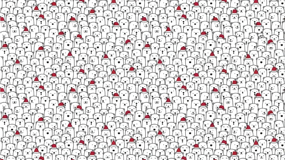 Rompicapo super impegnativo per geni: trova il cane tra gli orsi in 7 secondi