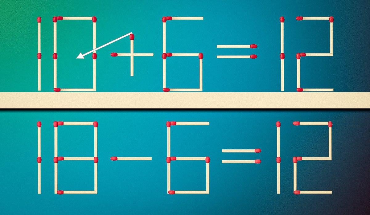 Basta trascinare una sola corrispondenza per rendere corretta l'uglianza: un rompicapo per geni