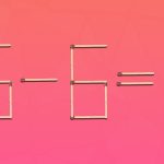 Basta spostare un solo fiammifero per correggere l'uglianza: un rompicapo