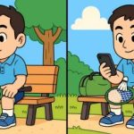 Super test del QI: trovare 3 differenze nell'immagine del ragazzo nel parco in 19 secondi Super test del QI: trovare 3 differenze nell'immagine del ragazzo